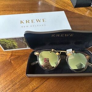 KREWE Gold Sunglasses